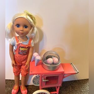 Glitter Girls Doll &  Cotton Candy Machine